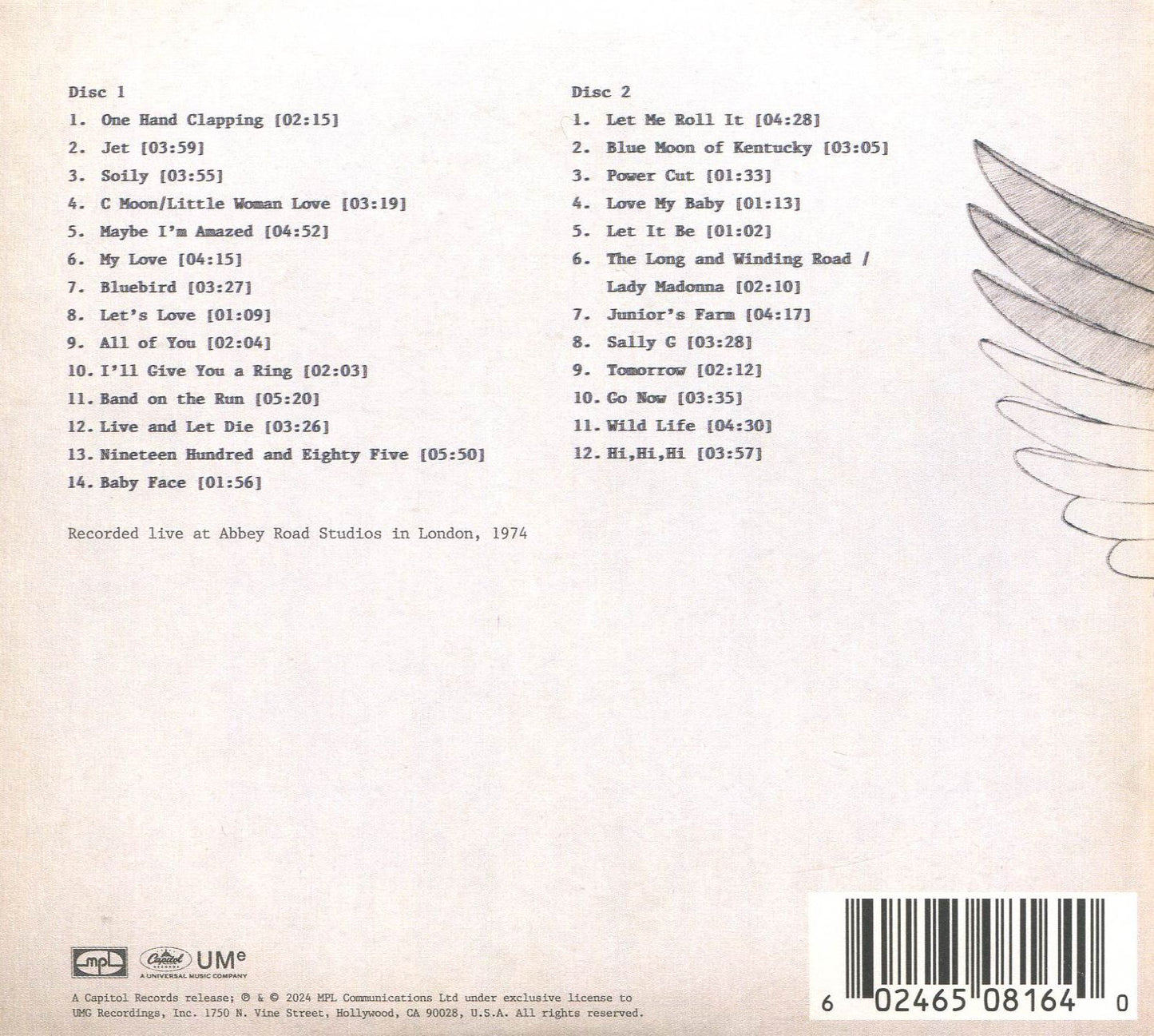 One Hand Clapping (Paul Mccartney & Wings)