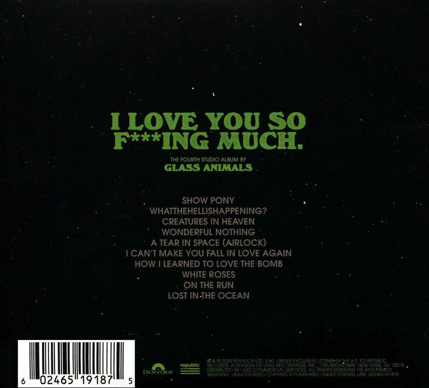 I Love You So F***Ing Much (Glass Animals)