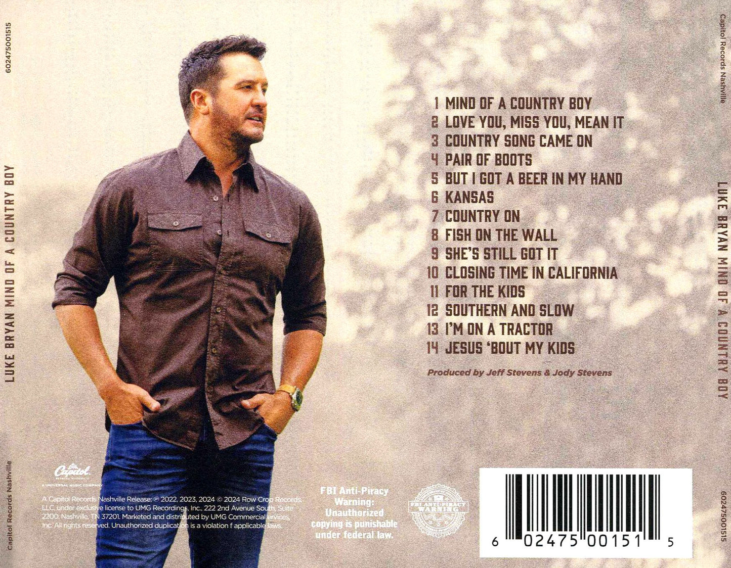 Mind Of A Country Boy (Luke Bryan)