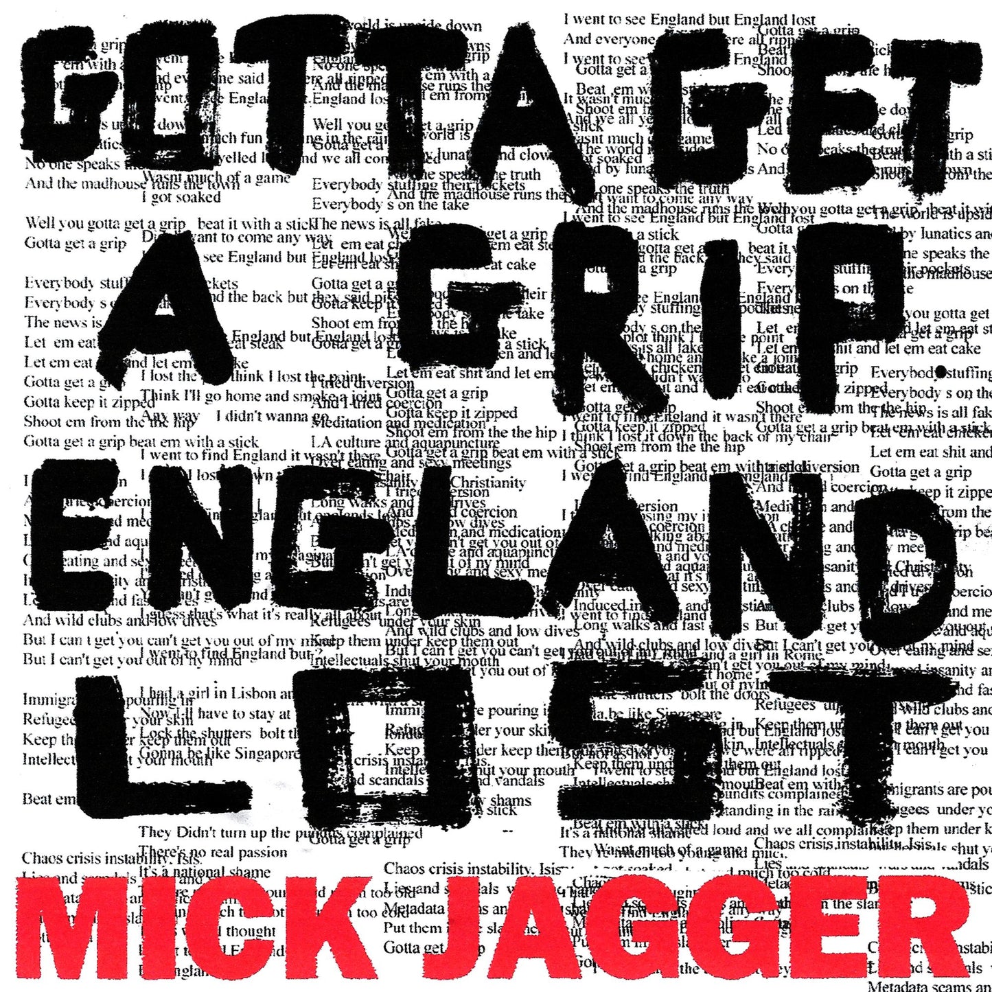 Gotta Get A Grip/england Lost