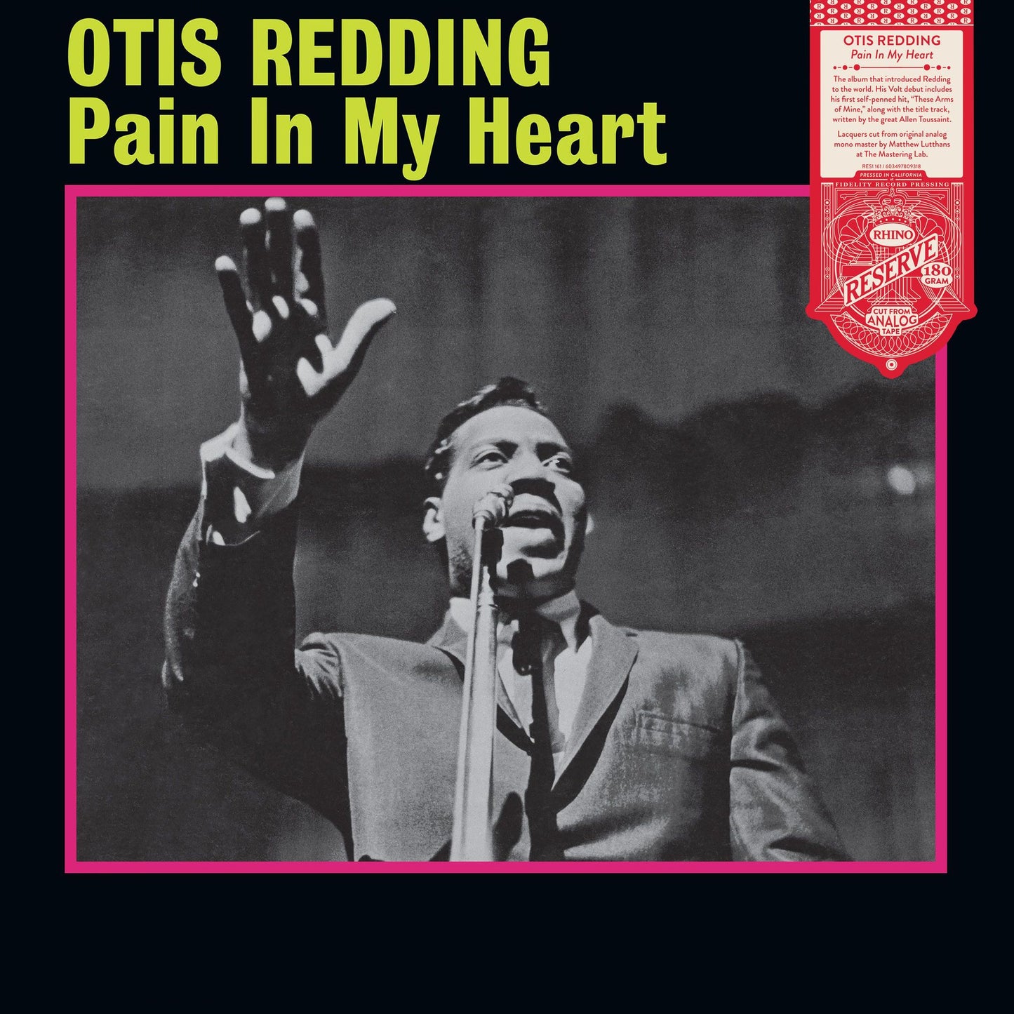 Pain In My Heart (Rhino Reserve) (Otis Redding)