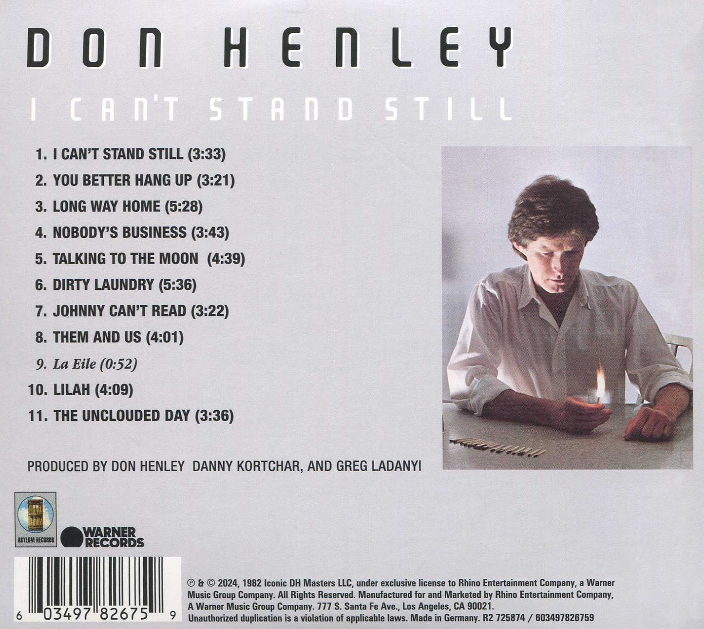 I Can't Stand Still (Don Henley)