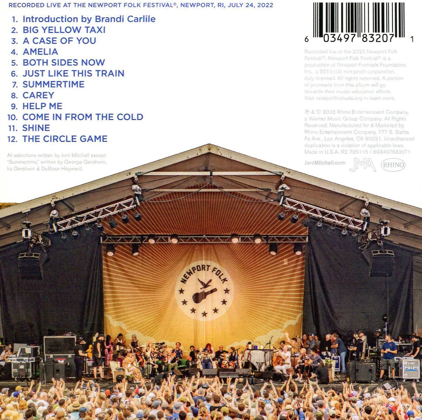 Joni Mitchell at Newport