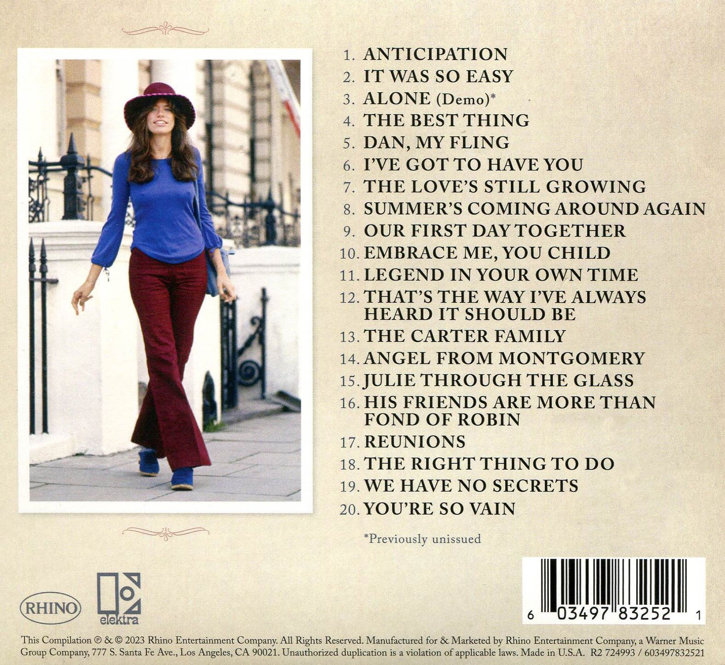 These Are The Good Old Days: The Carly Simon &