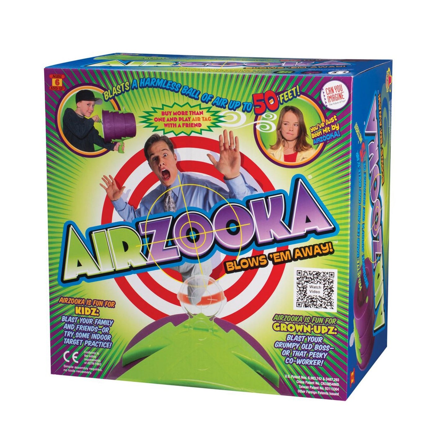 Can You Imagine Airzooka Air Shooter - Purple