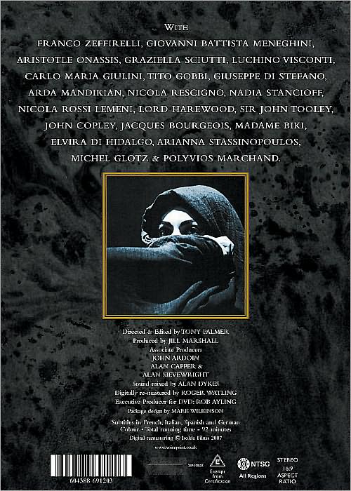 Tony Palmer's Film About Callas [30th Anniversary Edition]