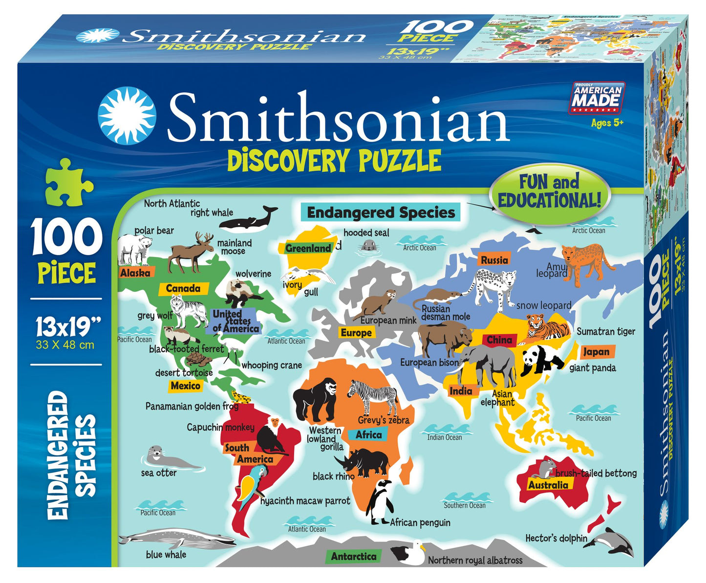 Smithsonian Discovery Puzzle - Endangered Species