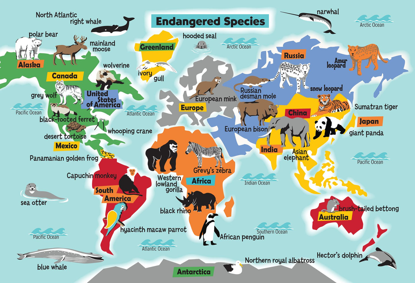 Smithsonian Discovery Puzzle - Endangered Species