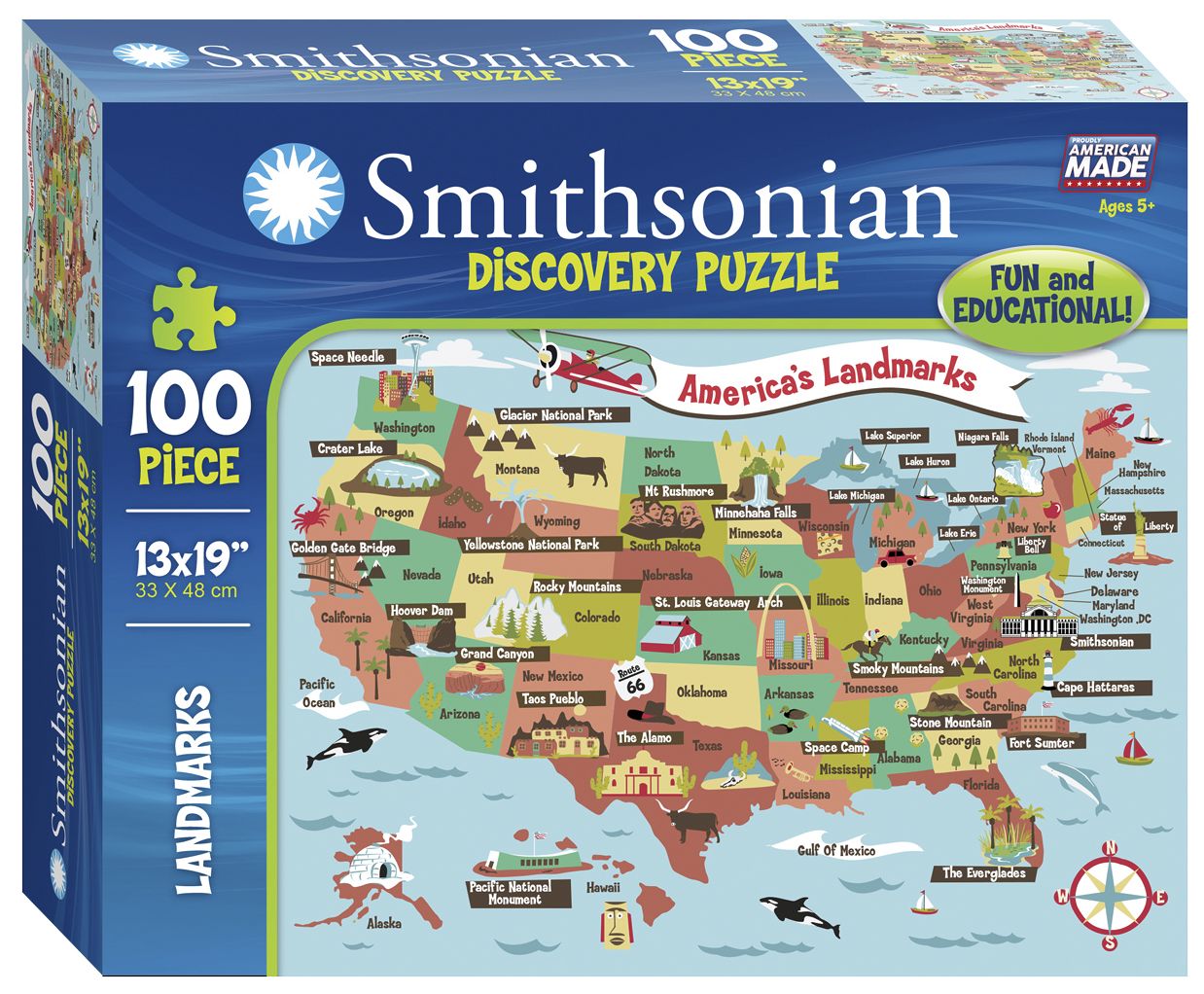 Smithsonian Discovery Puzzle - America's Landmarks