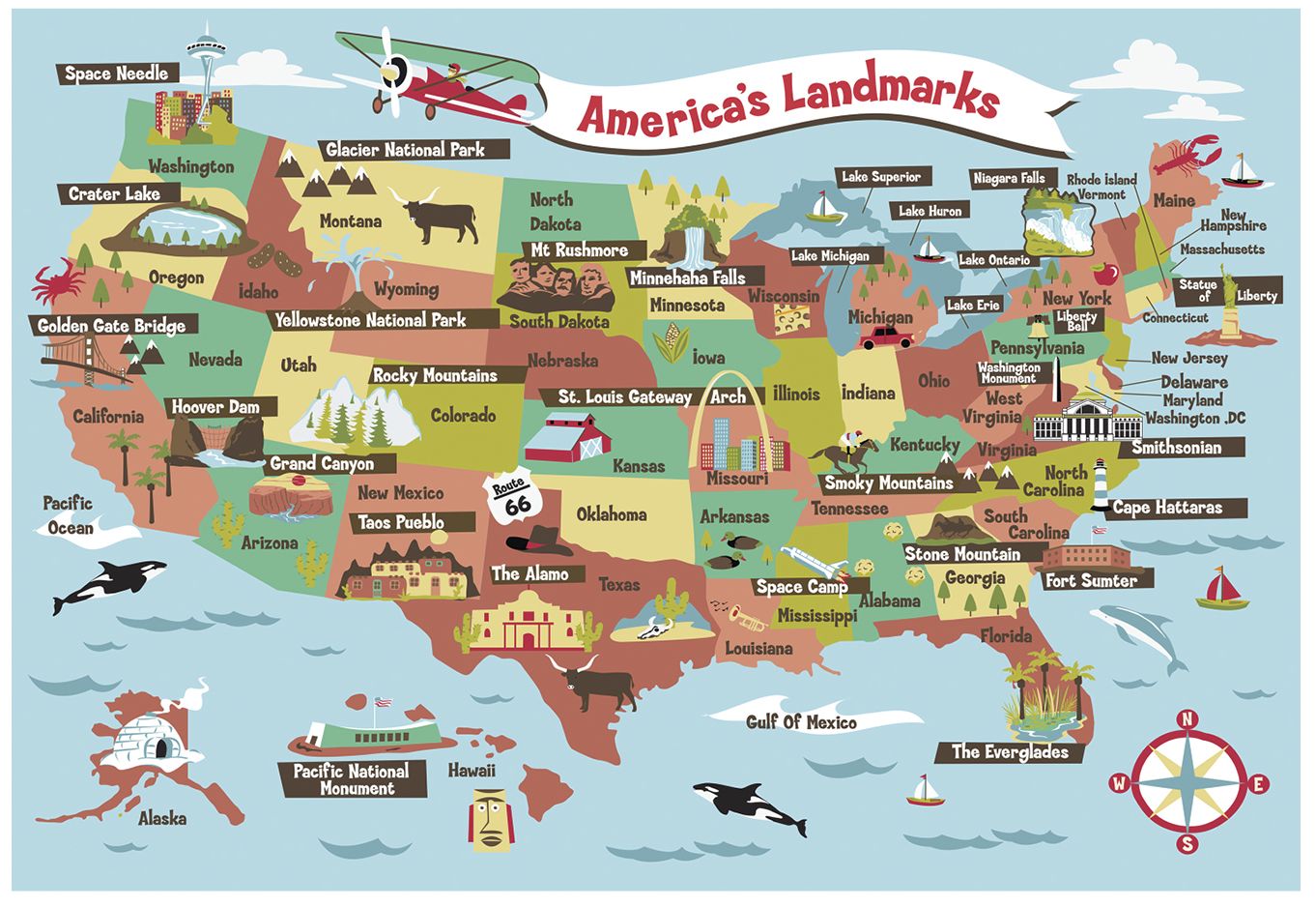 Smithsonian Discovery Puzzle - America's Landmarks