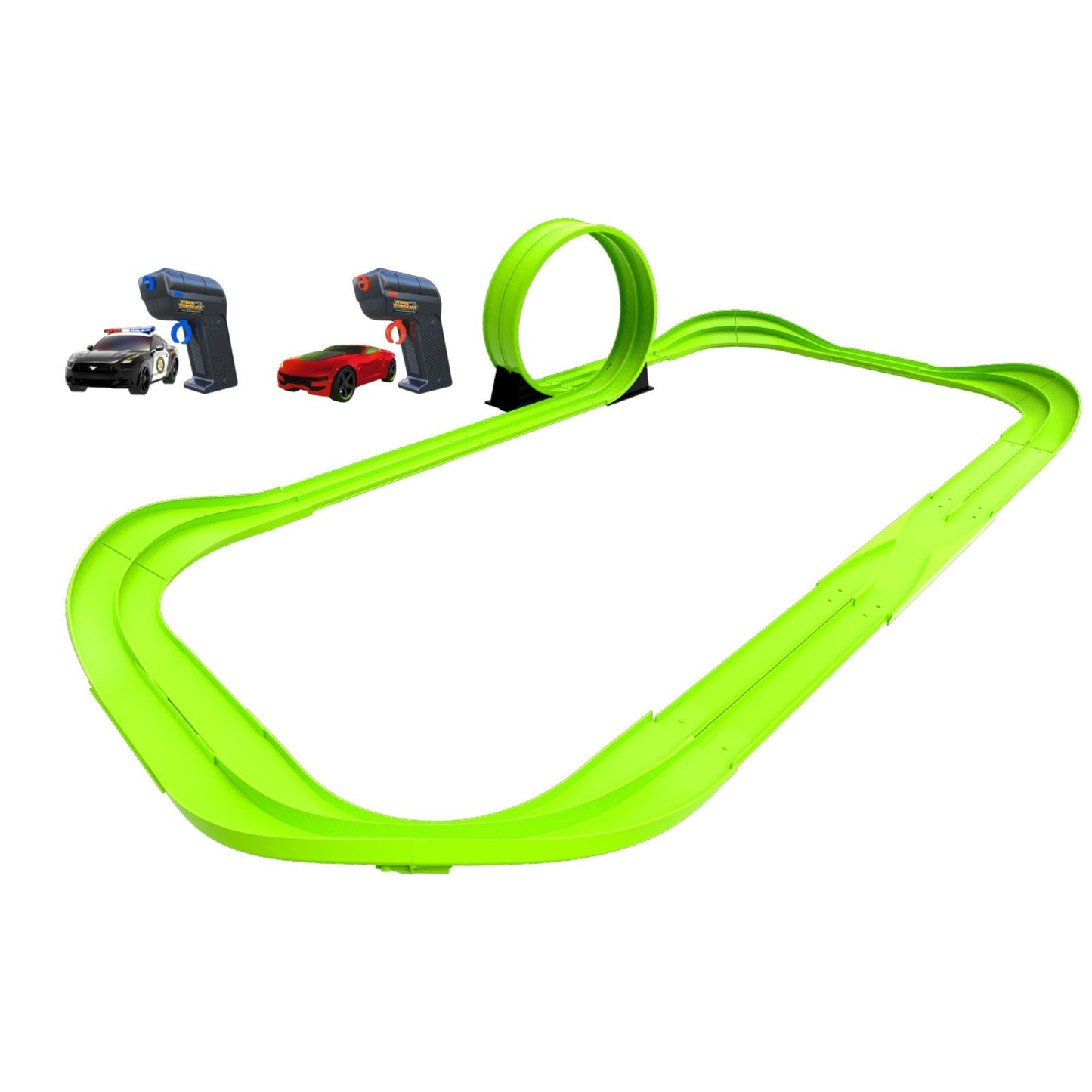Max Traxxx Tracer Racers RC Police Loop Chase