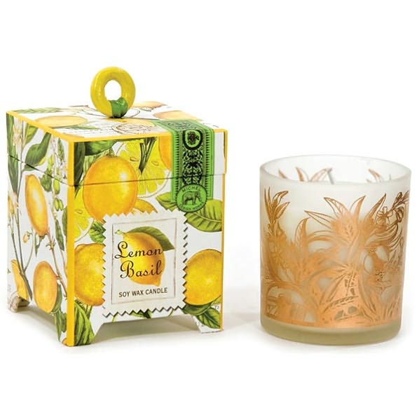 Lemon Basil Soy Wax Candle