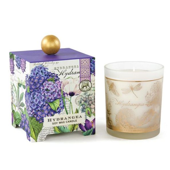Hydrangea Large Soy Wax Candle 14 oz