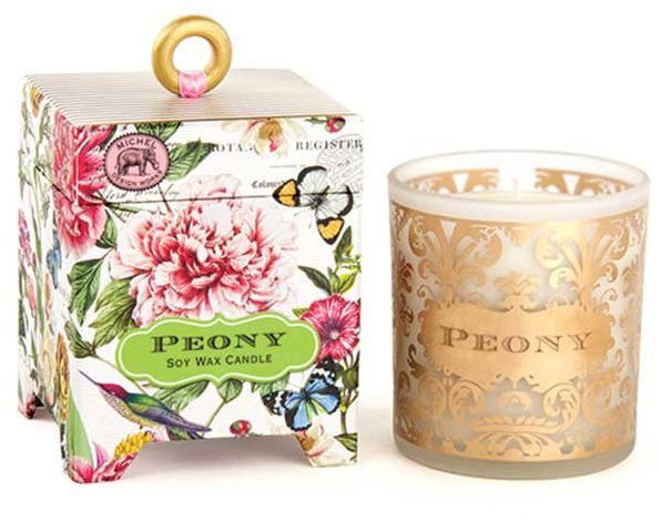 Peony Small Soy Wax Candle 6.5 oz