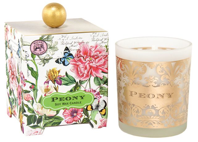 Peony Large Soy Wax Candle 14 oz.