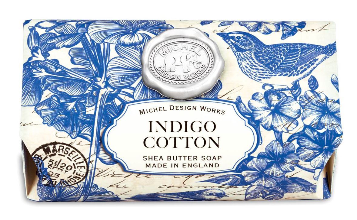 Soap Bath Bar Indigo Cotton