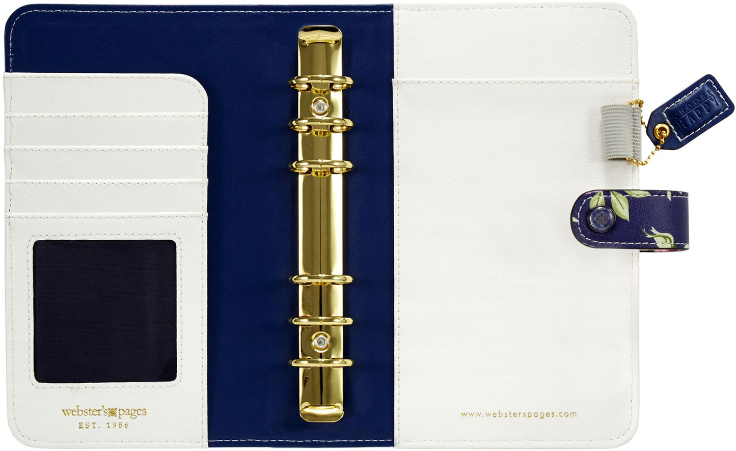 2018 Navy Floral Personal Planner Kit