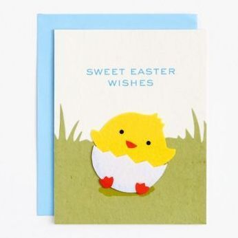 Hatching Chick Easter Card