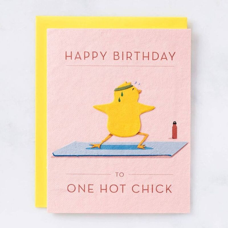 One Hot Chick Birthday Card