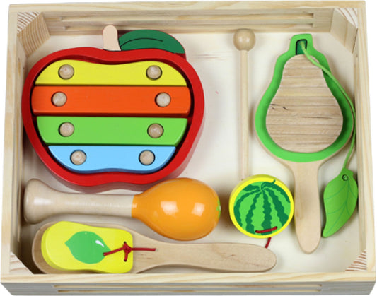 Discoveroo Fruit Music Wooden Percussion Set