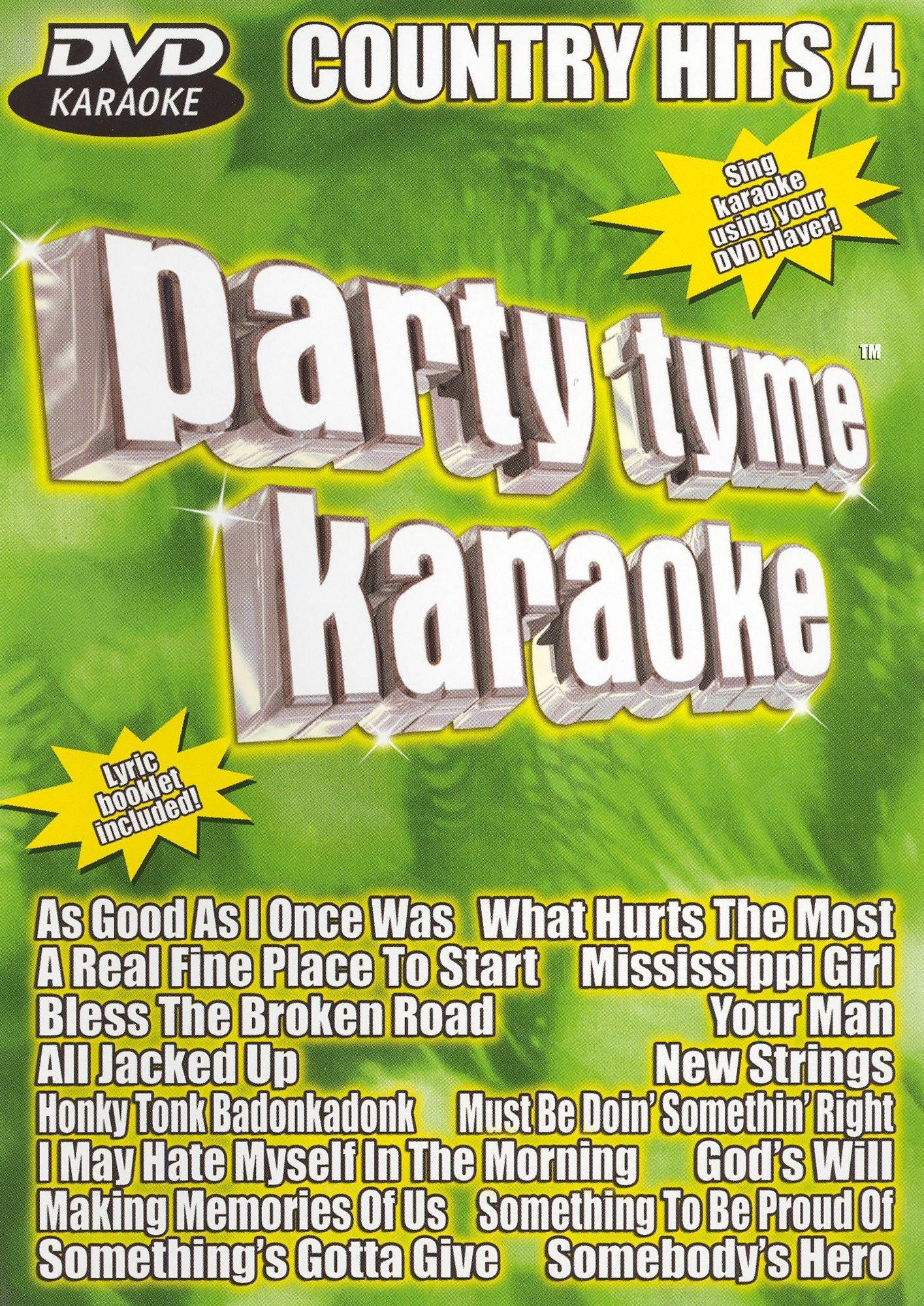 Party Tyme Karaoke: Country Hits, Vol. 4