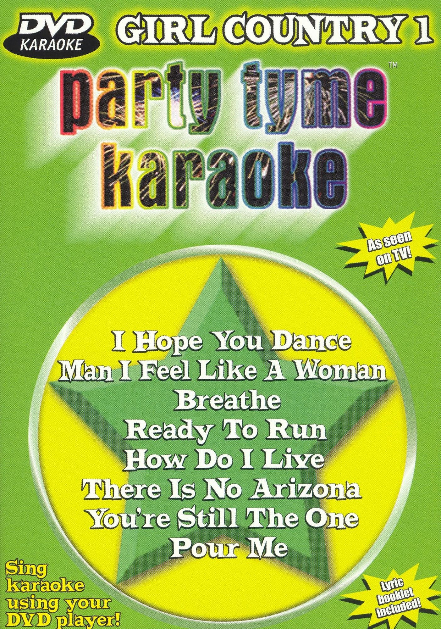 Party Tyme Karaoke: Girl Country, Vol. 1