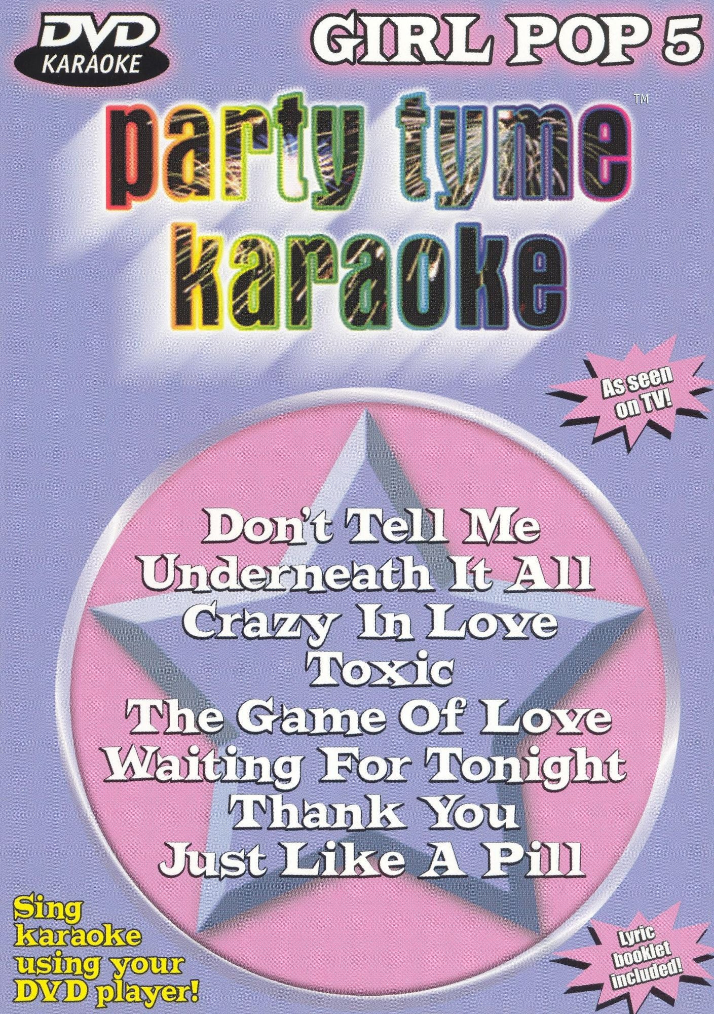 Party Tyme Karaoke: Girl Pop, Vol. 5