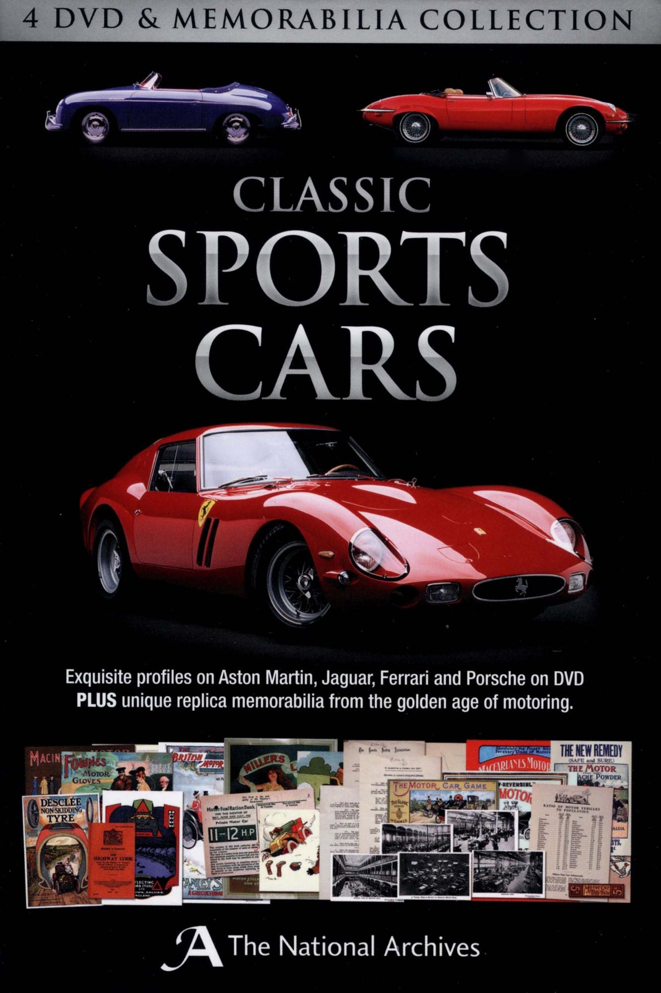 Classic Sports Cars Memorabilia Set