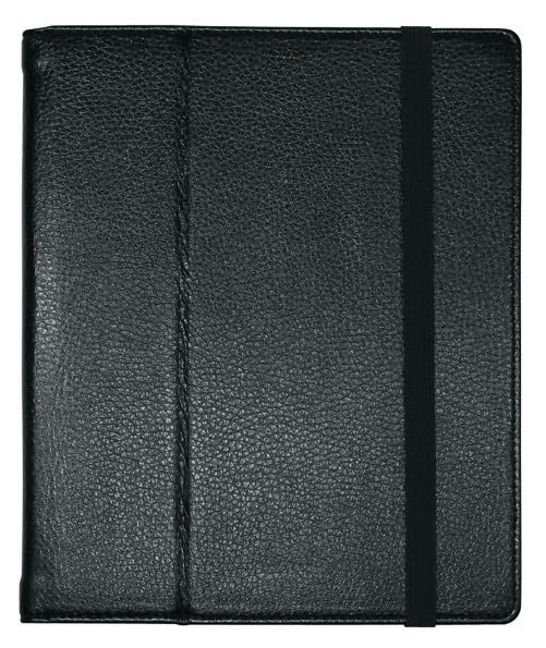 Black Pebble Grain iPad Portfolio Case