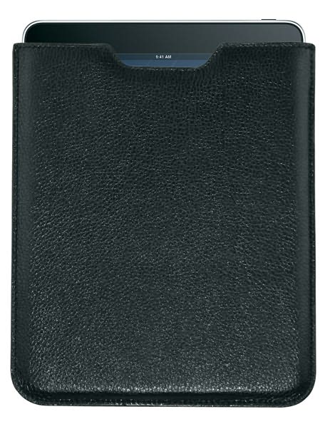 Black Pebble Grain iPad Case