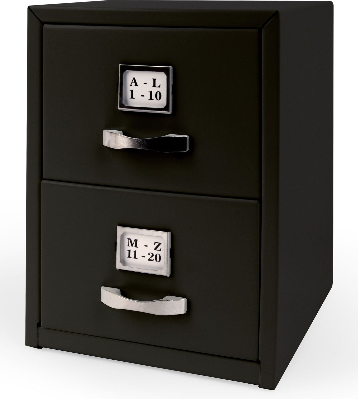Black Mini Filing Cabinet