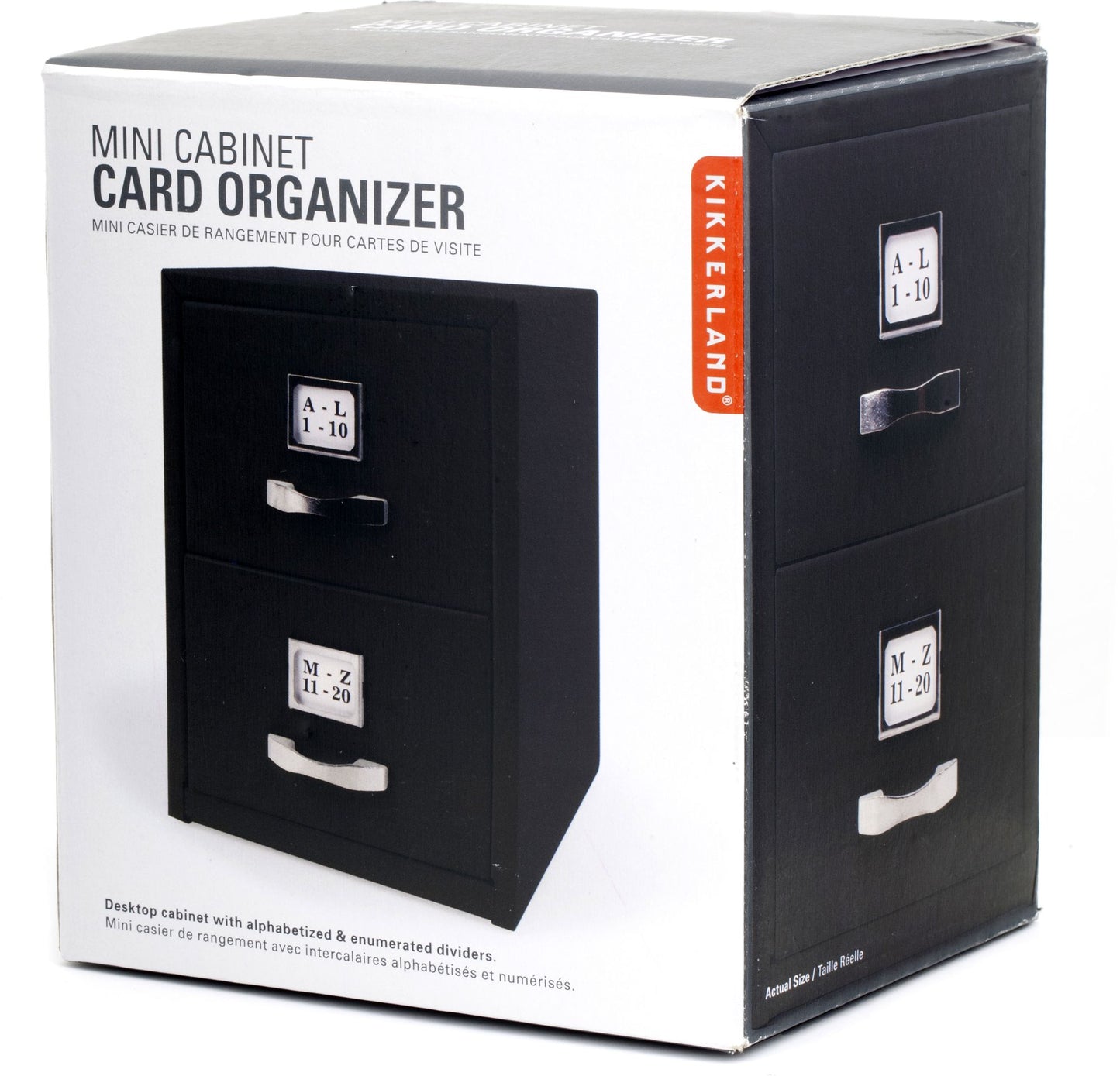 Black Mini Filing Cabinet