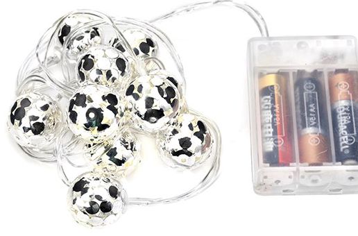 Silver Globe String Lights