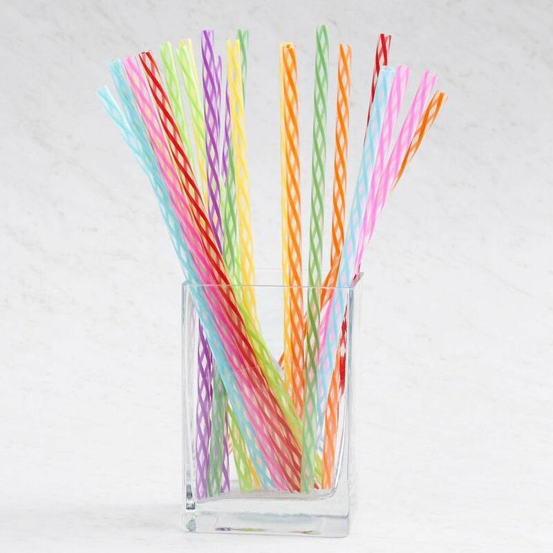 Rainbow Reusable Straws