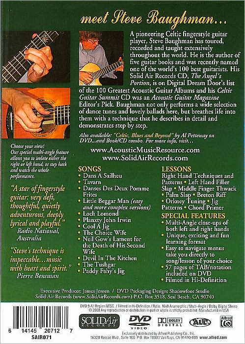 Steve Baughman: Celtic Guitar Solos - Tunes and Techniques