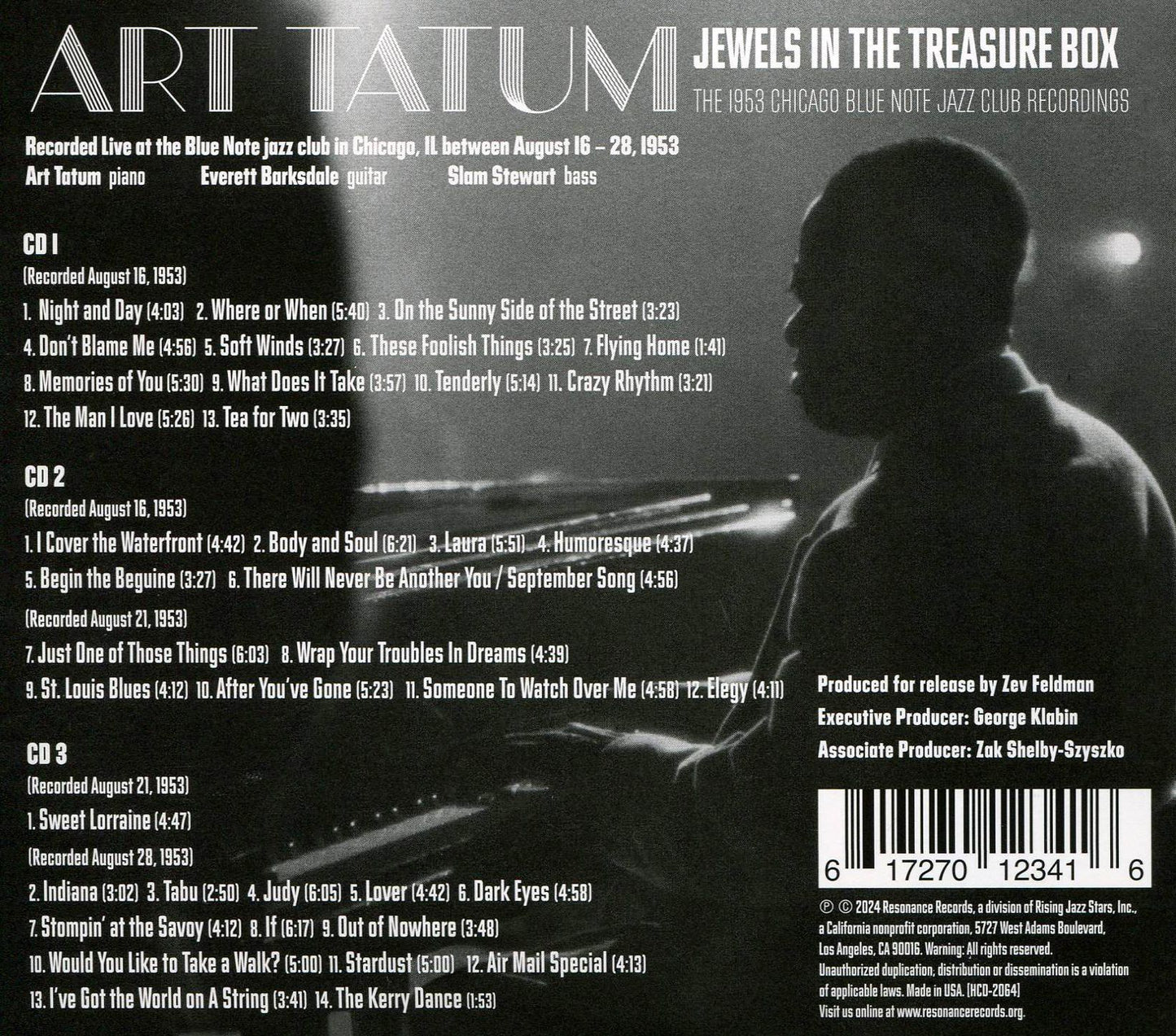 Jewels In The Treasure Box:1953 Chicago Blue Note Jazz Club Recordings [3 CD]