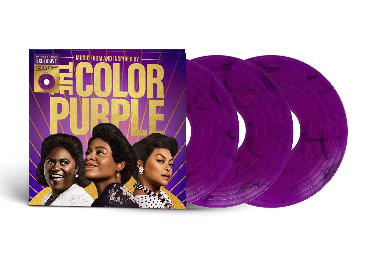 Color Purple [Music From & Inspired By] [Purple & Black Marble Vinyl] [Barnes & Noble E