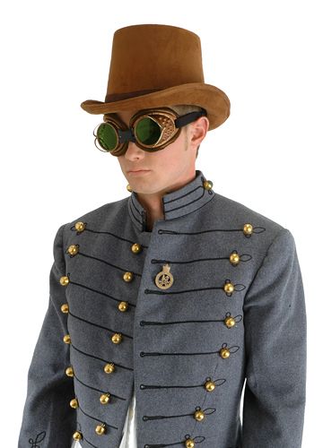 Elope 195439 Coachmen- Brown Suede Hat Adult