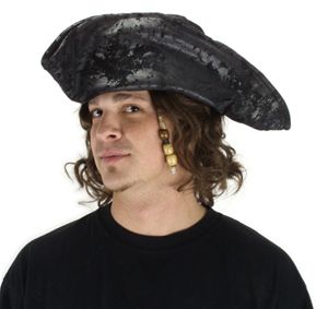 Costumes For All Occasions Ela3454 Hat Old Pirate Black