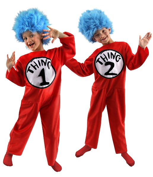 Dr. Seuss Thing 1 and 2 Child Costume: M (8-10)