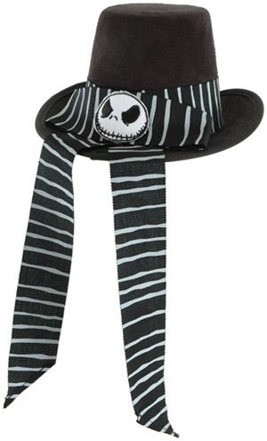 Elope 195455 The Nightmare Before Christmas- Victorian Jack Mini Top Hat Adult