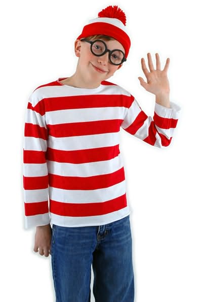 Where's Waldo Costume Set - Child: Size Large