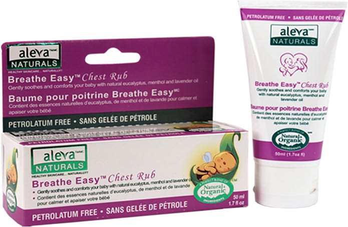 Aleva Naturals Baby Breathe Easy Chest Rub Cream, 50ml or 1.7 oz