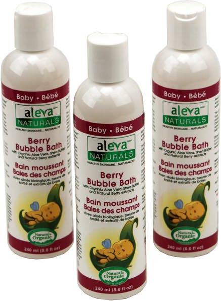 Aleva Naturals Berry Bubble Bath, 8oz
