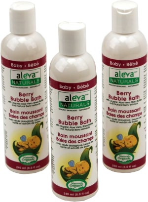 Aleva Naturals Berry Bubble Bath, 8oz