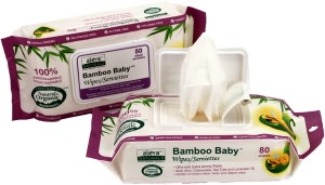 Aleva Naturals Bamboo Baby Wipes, 80ct