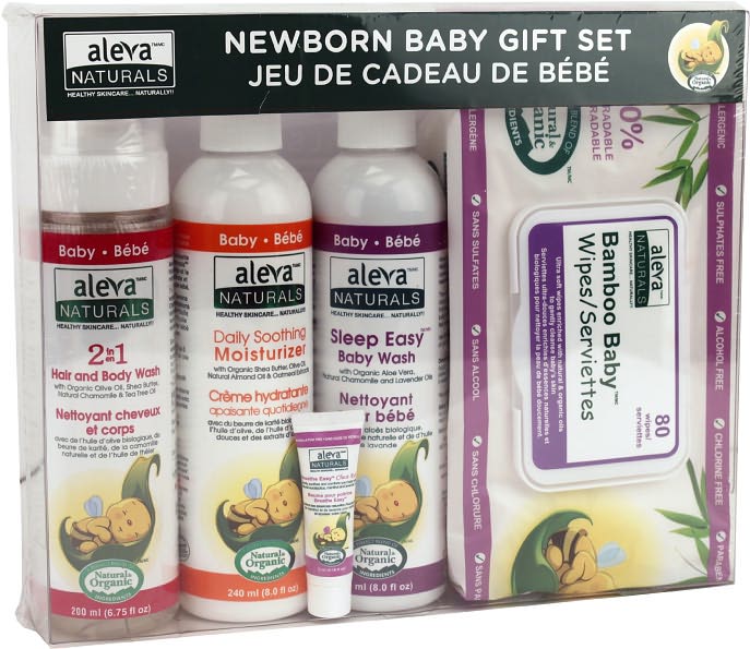 Aleva Naturals Newborn Baby Gift Set