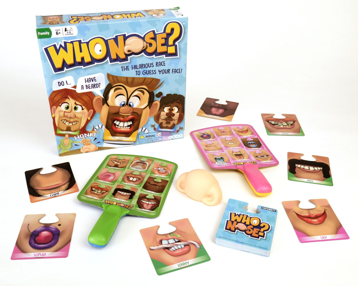 Outset Media Who Nose?: The Hilarious Race To Guess Your Face Game