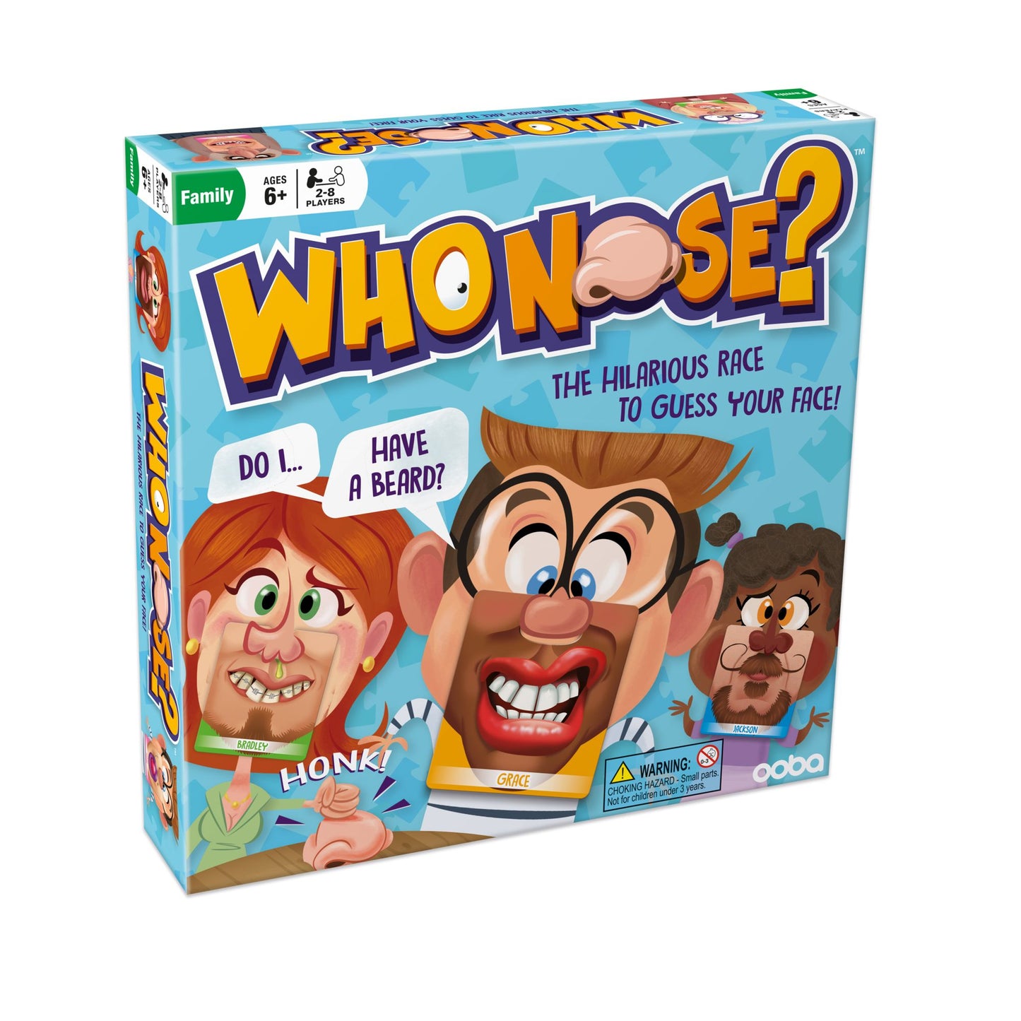 Outset Media Who Nose?: The Hilarious Race To Guess Your Face Game