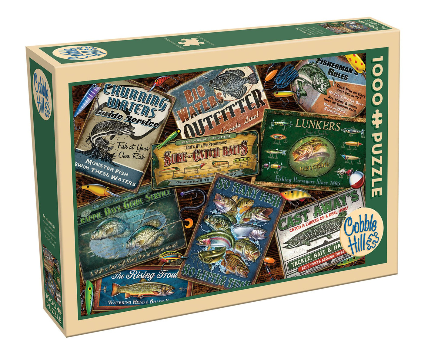 Cobble Hill Fish Signs Puzzle - 1,000 Pieces